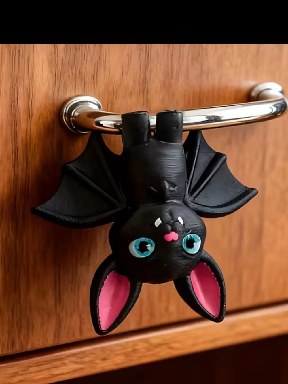 Cute Bat Cord Keeper Cable Clip Drawer Pull Decor New